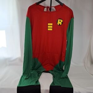 Rubie's Vibrant Red and Green Superhero Outfit